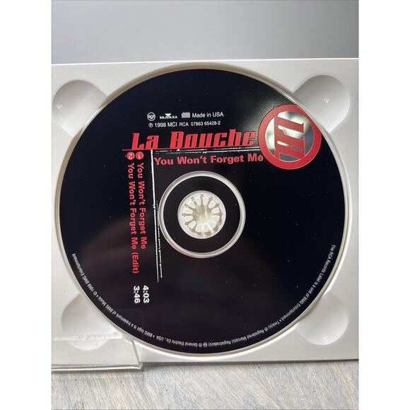 La Bouche – You Won’t Forget Me CD Single 1997 BMG - Picture 4 of 5